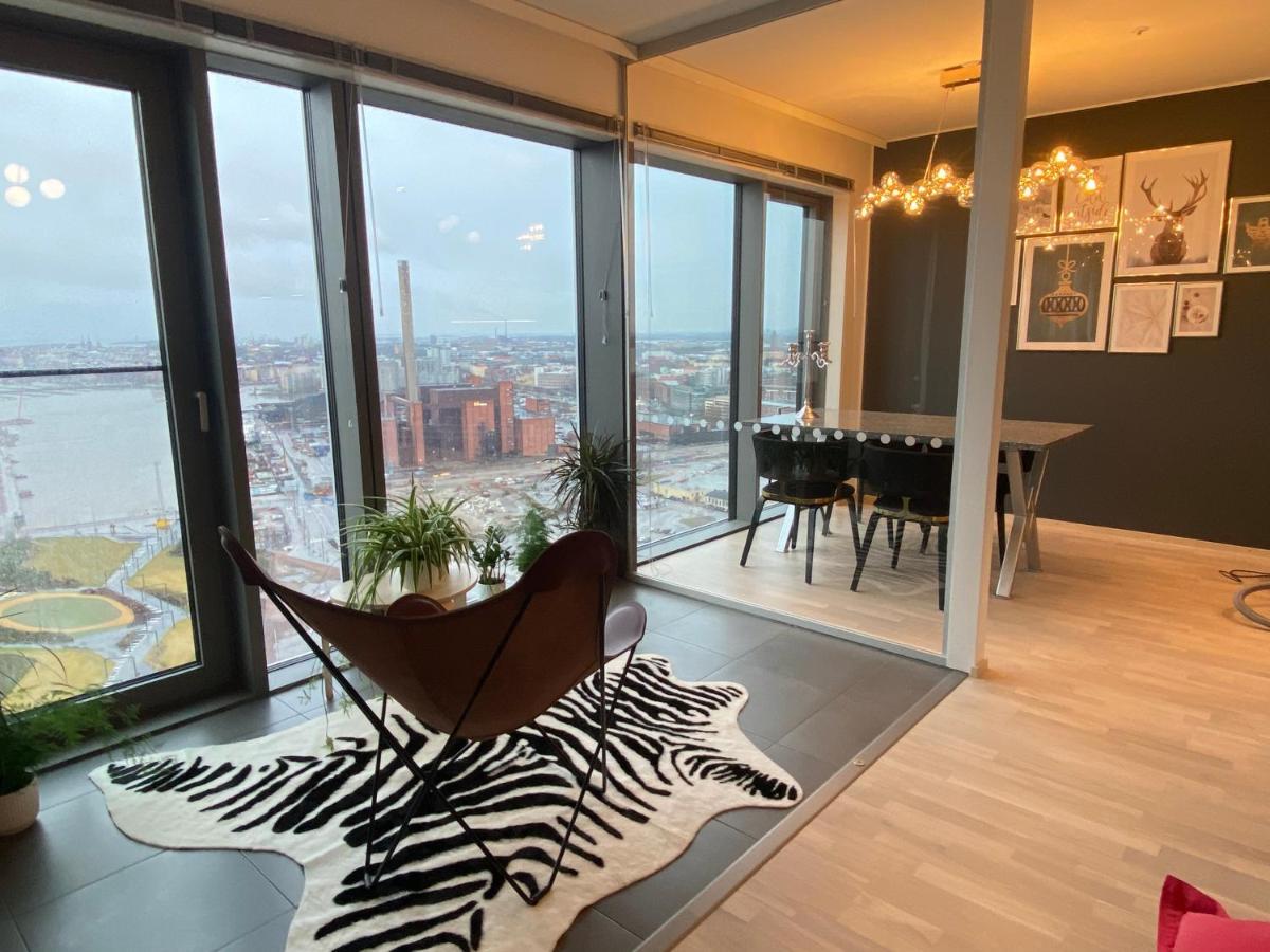 Sky View-27Th Floor Modern Apartment Kids Welcome Helsinki Bagian luar foto