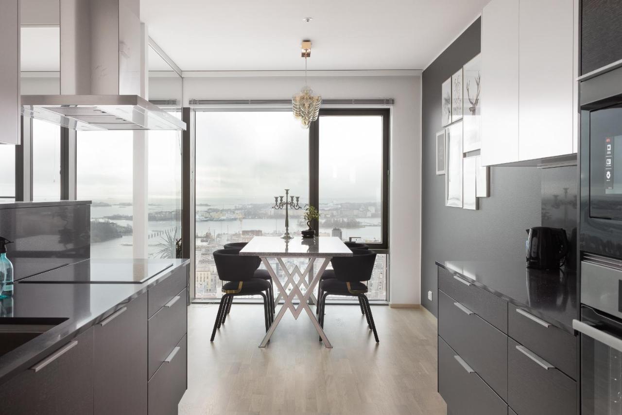 Sky View-27Th Floor Modern Apartment Kids Welcome Helsinki Bagian luar foto